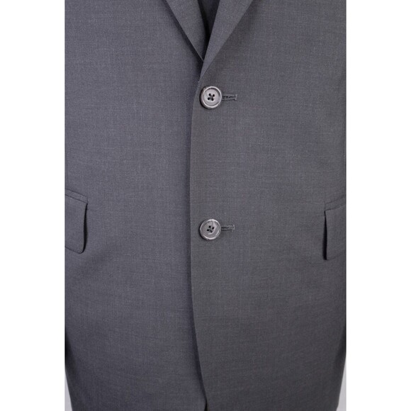 Jos A Bank 2-Pcs Solid Gray Suit Jacket Blazer Jacket Size 41R/S Pants 34X31 - Picture 3 of 16